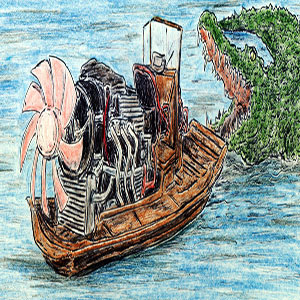 airboat artwork