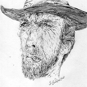 clint eastwood artwork